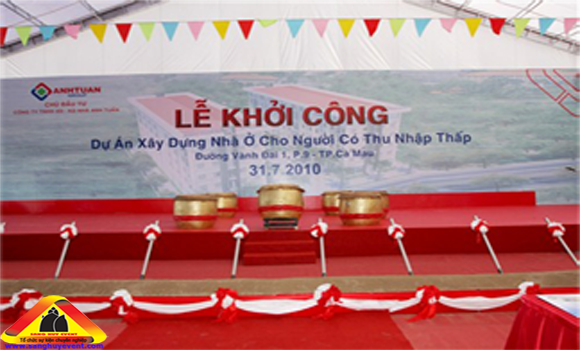 Tổ chức lễ khởi công động thổ