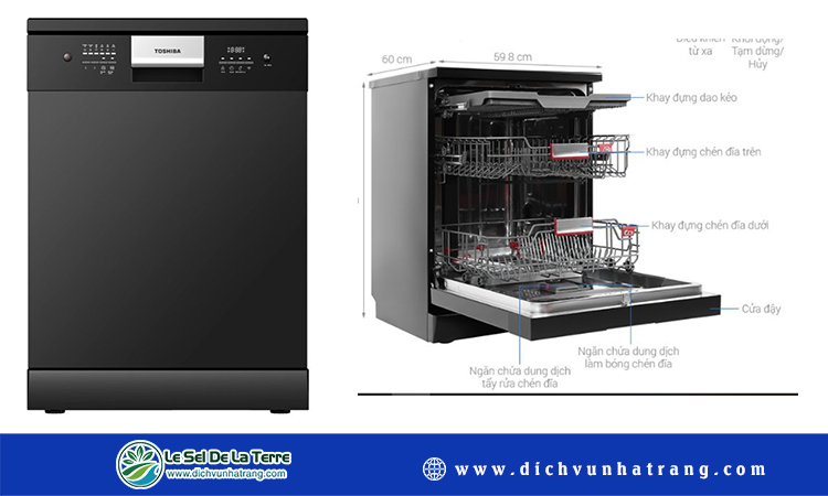 Máy rửa chén toshiba