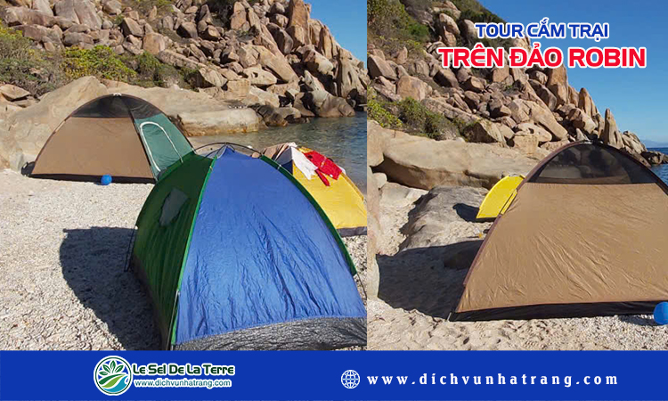 Tour cắm trại trên đảo Robin 2 ngày 1 đêm